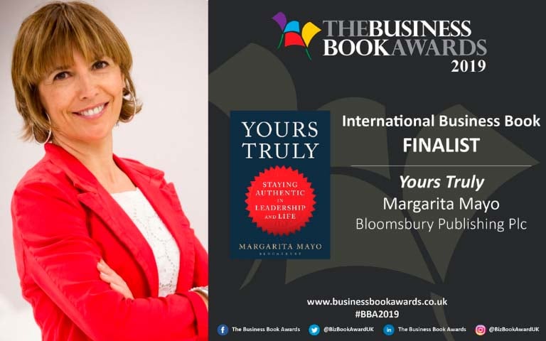 Margarita Mayo es finalista en los Business Book Awards de Bloomsbury